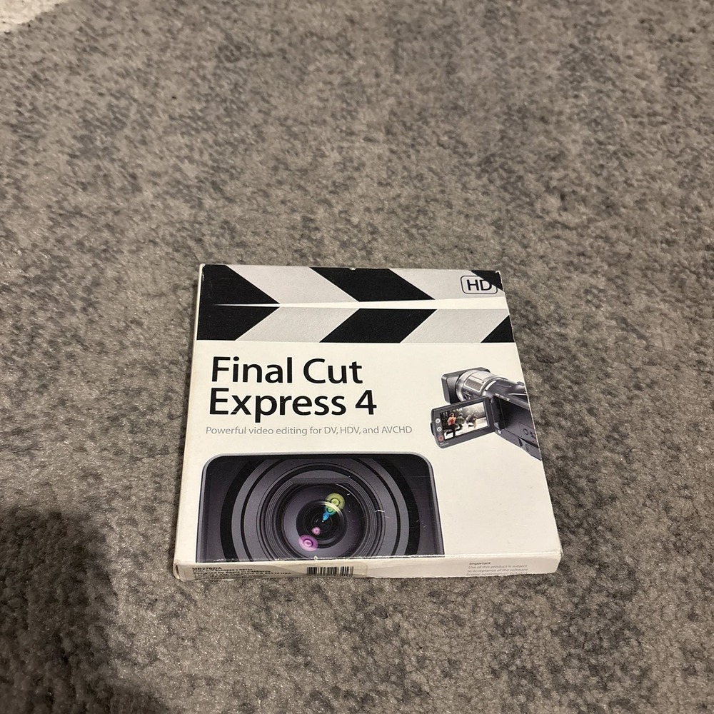 Apple Final Cut Express 4 HD Video Editing Software for Mac